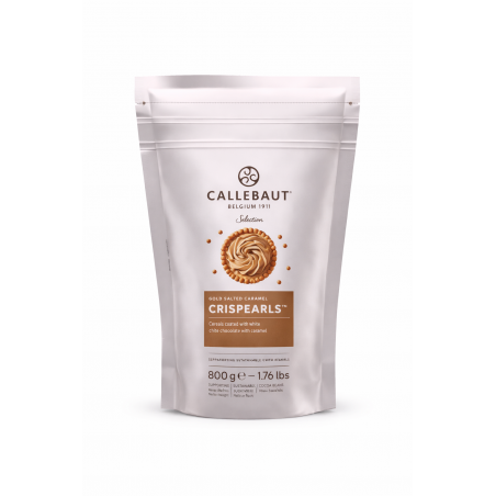 Czekoladowe perełki Crispearls solony karmel Callebaut 0,8 kg