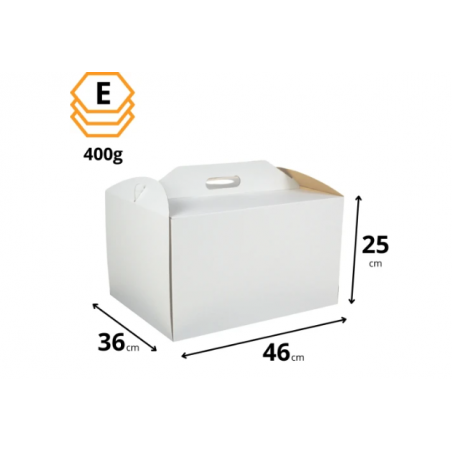 Pudełko na tort piętrowy 46x36x25