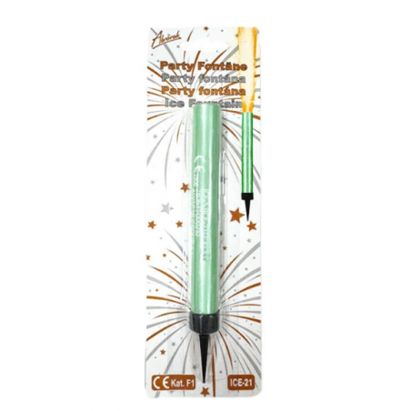 Świeczka raca fontanna miętowa 12 cm, 1 szt.