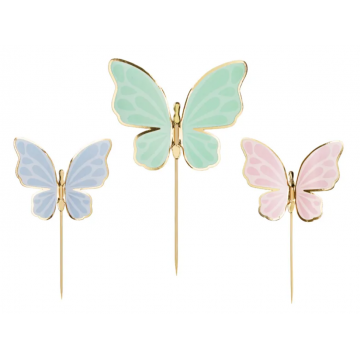 Toppery papierowe motylki,...