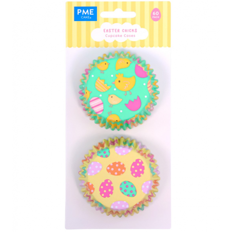 Papilotki do muffinek kurczaczki Wielkanocne 60 szt., PME