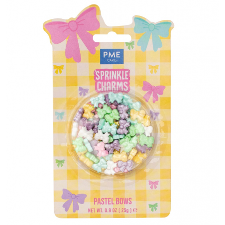 Posypka Pastel Bows, kokardki 25 g, PME