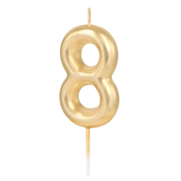 Świeczka urodzinowa złota...