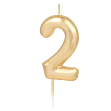 Świeczka urodzinowa złota...