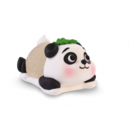 Figurka cukrowa panda leżąca