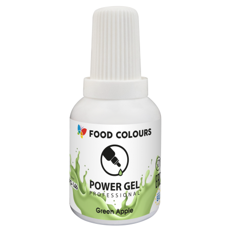 Barwnik spożywczy w żelu, zielony Green Apple PowerGel, FoodColours