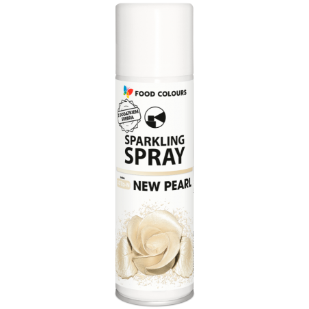 Barwnik w spray'u spożywczy perłowy New Pearl 250 ml, Food Colours