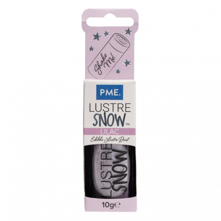 Posypka brokat Lustre Snow liliowy 10g, PME