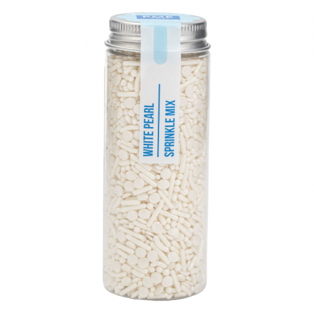 Posypka cukrowa White Pearl Sprinkle Mix PME 76 g, biała