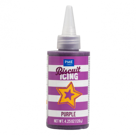 Liliowy lukier do dekoracji w tubie PME 120 g – gotowy do użycia