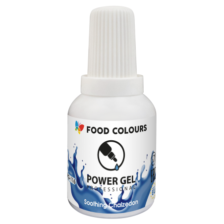 Power Gel Soothing Chalzedon – turkusowy barwnik do tortów i kremów, FoodColours