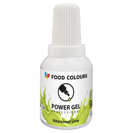Power Gel Bittersweet Lime – zielony barwnik spożywczy do dekoracji, FoodColours