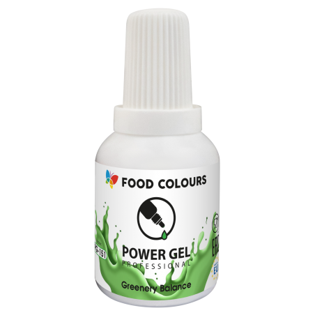 Power Gel Greenery Balance – naturalna zieleń do dekoracji cukierniczych, FoodColours