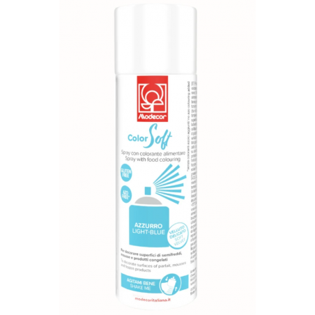 Zamsz błękitny do tortów i monoporcji ColorSoft 250 ml, Modecor