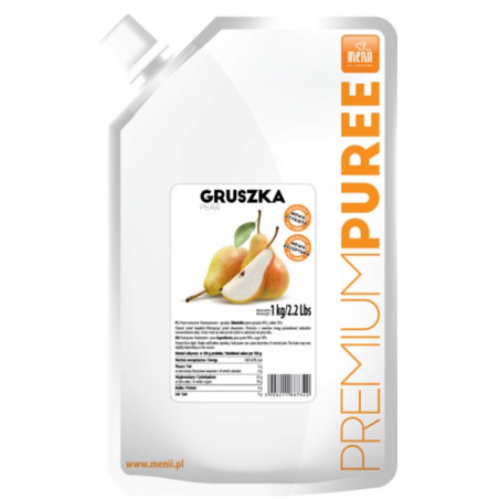 Pulpa owocowa gruszka 1 kg do cukiernictwa i gastronomii