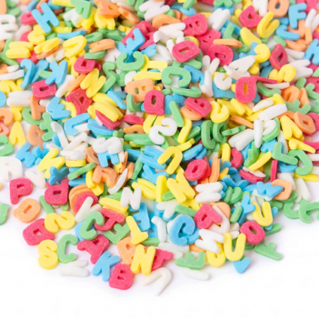 Happy Sprinkles posypka cukrowa mix, alfabet Say it with Sprinkles