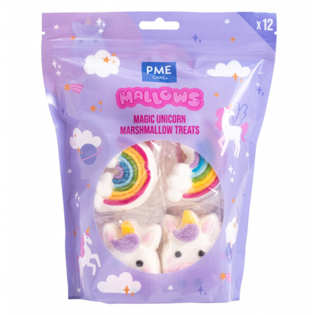 Pianki marshmallow magiczne jednorożce 12 szt., PME