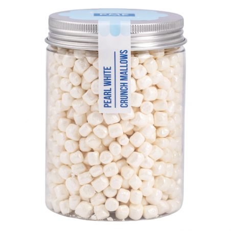 Pianki marshmallow chrupiące perłowo-białe Crunch Mallows, PME