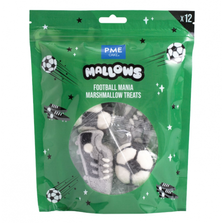 Pianki marshmallow piłka nożna Football Mania 12 szt., PME