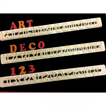 Wykrawaczki alfabet wielkie...