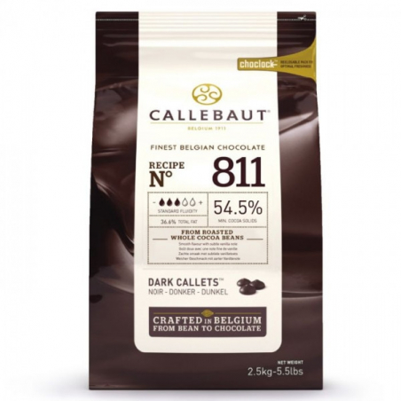 Czekolada ciemna Callebaut 811 w pastylkach 2,5 kg