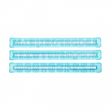 Wykrawaczki alfabet wielkie...