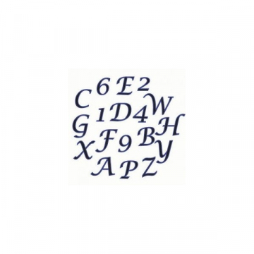 Wykrawaczki alfabet wielkie...