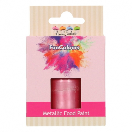 Barwnik spożywczy, farbka różowa metalik 30 ml