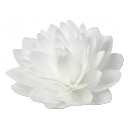 Kwiaty waflowe Dalia biała