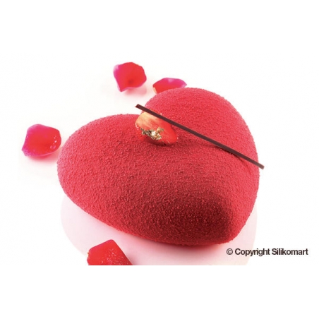Silikomart forma silikonowa amore serce 600 z wykrawaczką