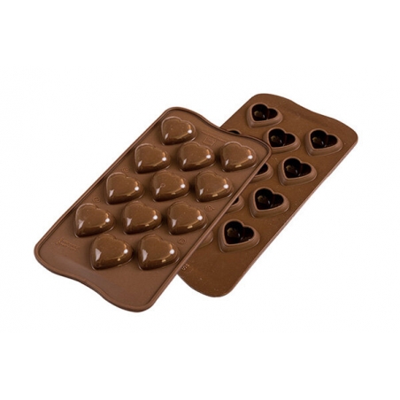 Silikomart forma silikonowa czekoladki serca my love 12 szt.