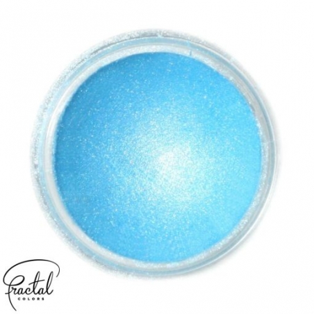 Barwnik do dekoracji pudrowy metaliczny crystal blue supearl shine Fractal