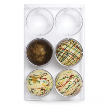 Forma do czekoladek półkule...