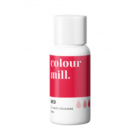 Barwnik spożywczy olejowy Colour Mill - Czerwony 20 ml