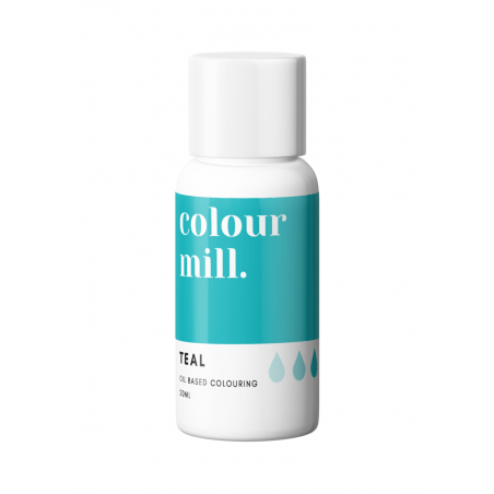 Barwnik spożywczy olejowy Colour Mill-Morski Teal 20 ml