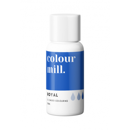 Barwnik spożywczy olejowy Colour Mill-Niebieski Royal 20 ml