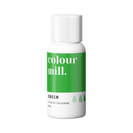 Barwnik spożywczy olejowy Colour Mill - Zielony 20 ml