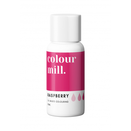 Barwnik spożywczy olejowy różowy malinowy Raspberry 20 ml, Colour Mill