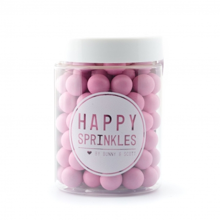 Happy Sprinkles posypka czekoladowe kule różowe