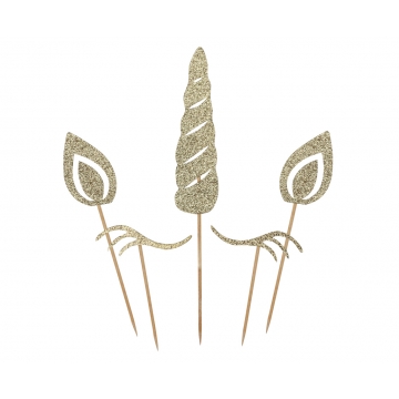 Topper brokatowy złoty...