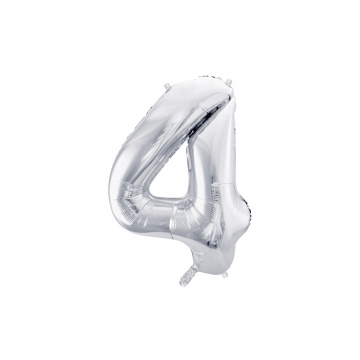 Balon foliowy duża cyfra 4,...