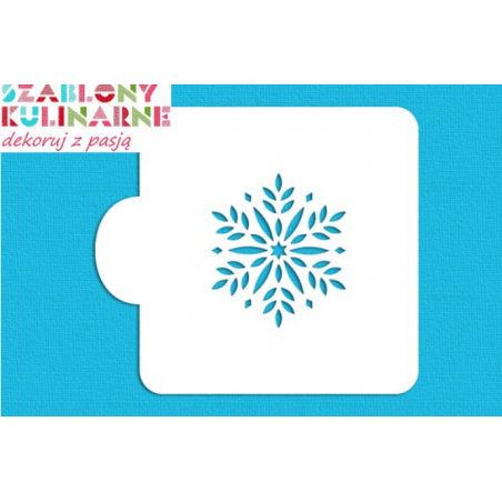 Szablon do dekoracji Śnieżynka