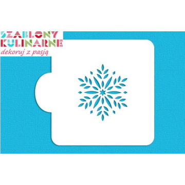 Szablon do dekoracji Śnieżynka